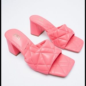 Zara quilted sandals